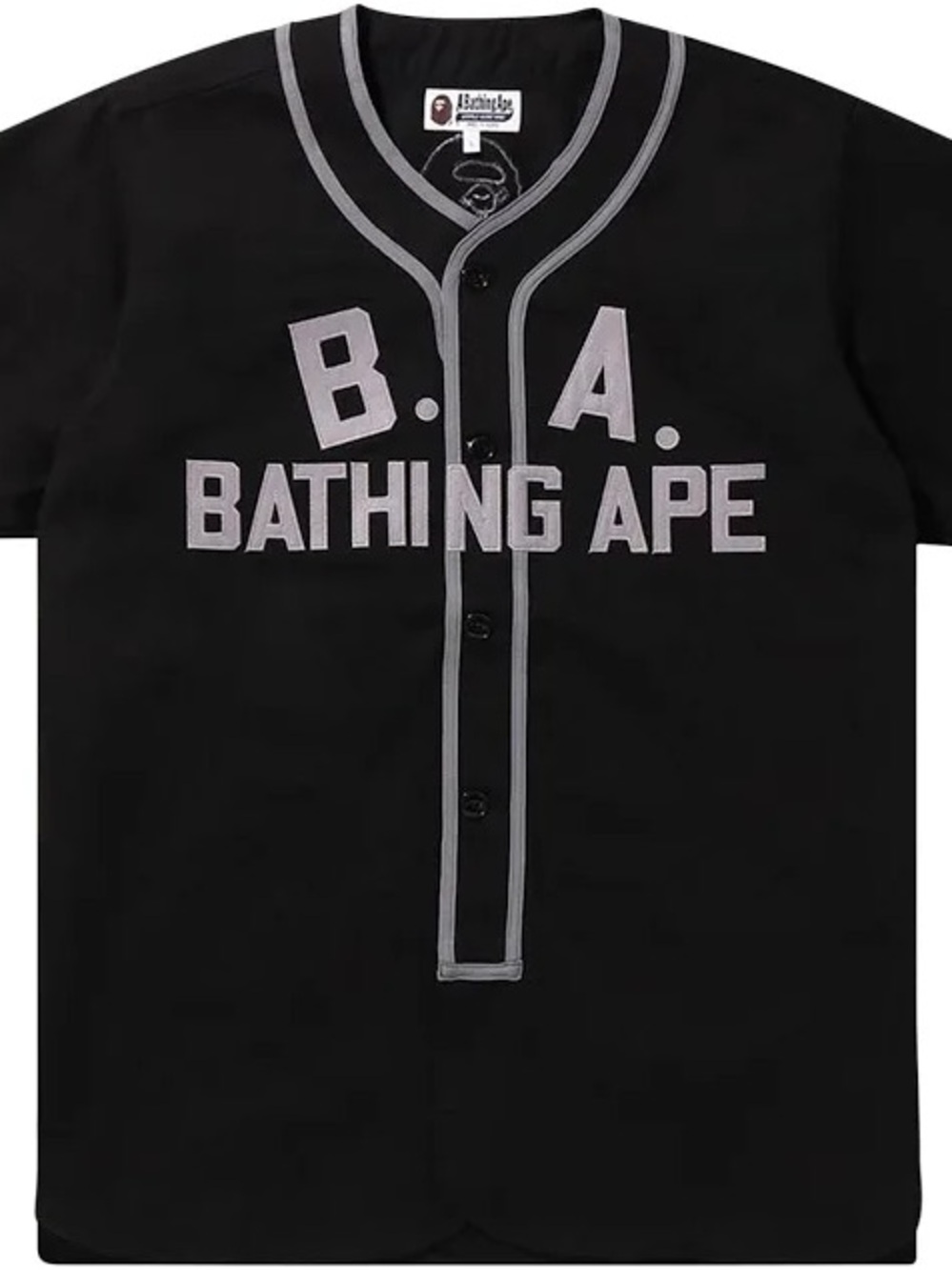 ‘Bathing Ape' Baseball Jersey Button-Up